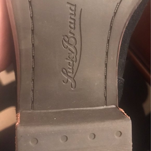 Lucky Brand suede western style ankle boot size 38 (7.5) - Picture 8 of 9